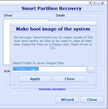 male boot image of the system
