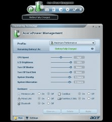 Acer ePower Management