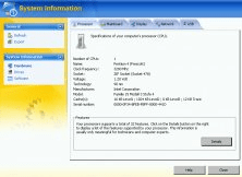 System information window