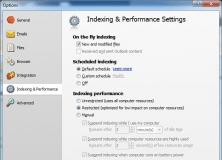 Indexing and Performance Settings