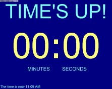 Time's up