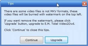 "Not an MKV File" Warning