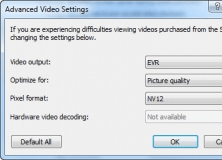 Advanced Video Settings