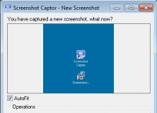 The "New Screenshot" Window