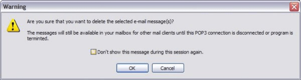 Delete selected messages