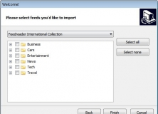 Selecting Default Feeds for Importing