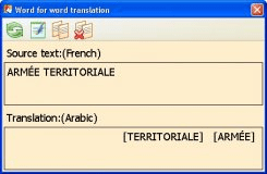 word 4 word translation window