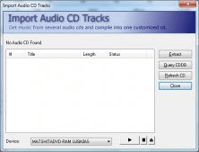 Import Audio CD Tracks