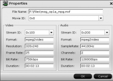 Video File Properties