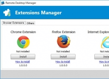 Extensions manager