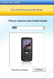 Choose phone's model