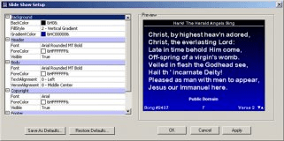 Main window