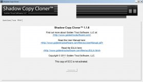 About Shadow Copy Cloner