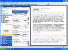Preview of the user interface in Office11 - Outlook
