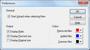 Preferences Window
