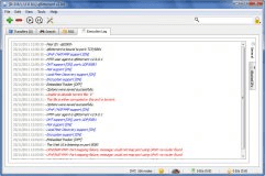 Execution Log Window