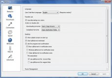 Options Window