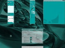 Desktop with 'Makintosh' emulation