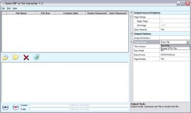Output options