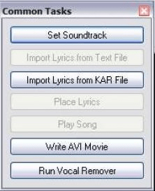 Common tasks