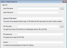 Adding Digital Signature