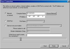 Connection Settings