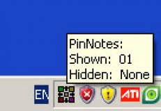 PinNotes tray icon