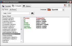 Spanish verb conjugation