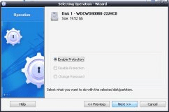 Entire HDD protection Wizard