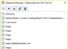 Clipboard Manager List