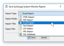 Saving a Report