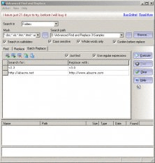 Advanced Find and Replace: screenshots - Software Informer