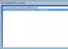 PDF Merging Window