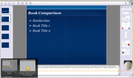 Easily edit your slides in the Presentation Manager.