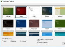 Presentation Settings