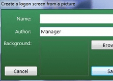 Create logon screen