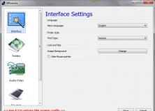 Interface Settings