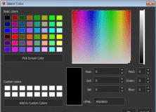 Selecting Background Color
