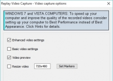 Video Capture Options
