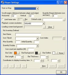 Player Settings Window