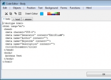 Visual HTML Code Editor