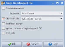Open Nonstandard File