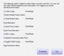 Codec manager