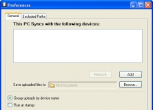 Preferences window