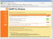 XAMPP security advices section