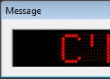 Scrolling-LED Style Message