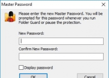 Setting Master Password