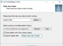 Select Java Main Class