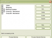Batch Manager Window