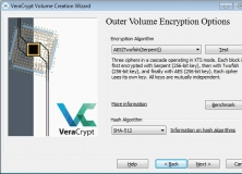 Outer Volume Encryption Options